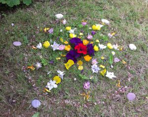 Flower mandala for the fairies