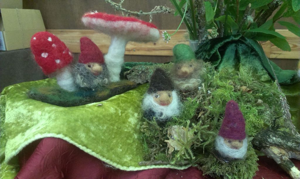 Tiny gnomes and toadstools