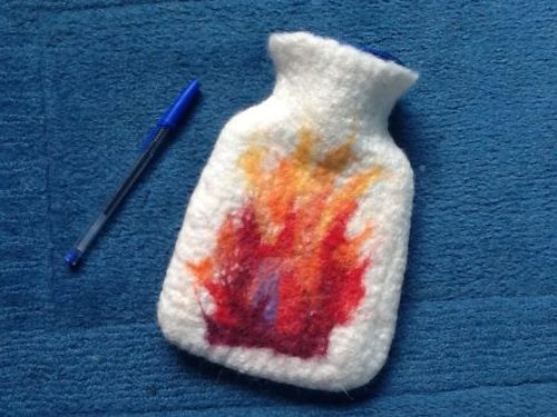 Hot water bottle cover