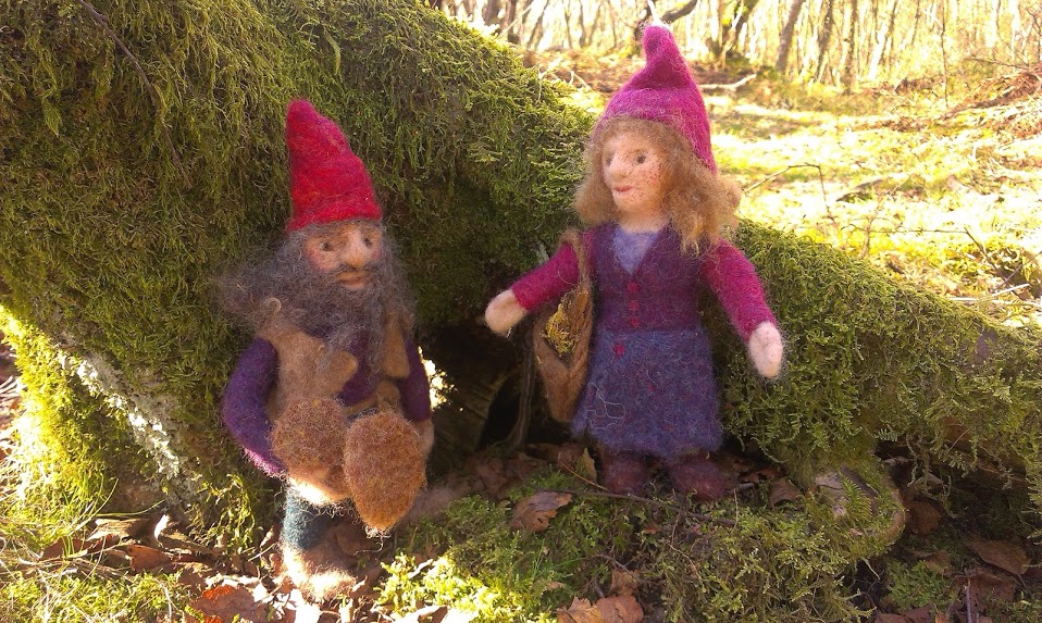 A dwarf couple in the wood