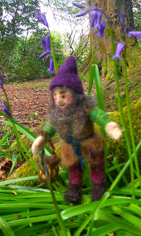 Elf in the bluebells
