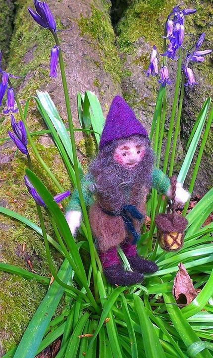 Elf in the bluebells