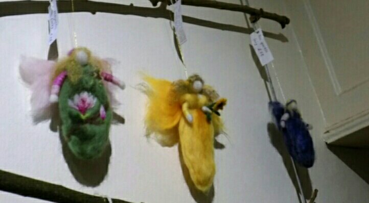 Felted fairies